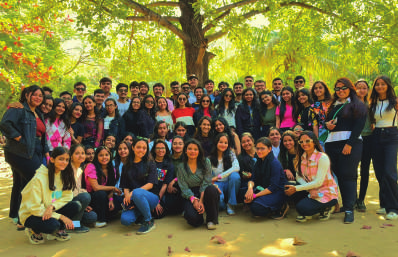 H. M. Shah Classes Student Outdoor Gathering